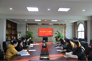 湖南華容法院青年理論學習小組深學細悟黨的二十大精神
