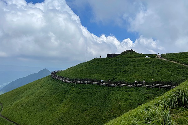 青山与共，云霭茫茫