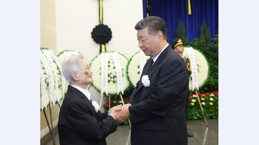 任建新同志遗体在京火化 习近平李强赵乐际王沪宁蔡奇丁薛祥李希韩正等到八宝山革命公墓送别